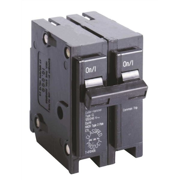 Eaton Circuit Breaker, CL Series, 30A, 2 Pole, 120/240V AC, 10kA CL230 - main